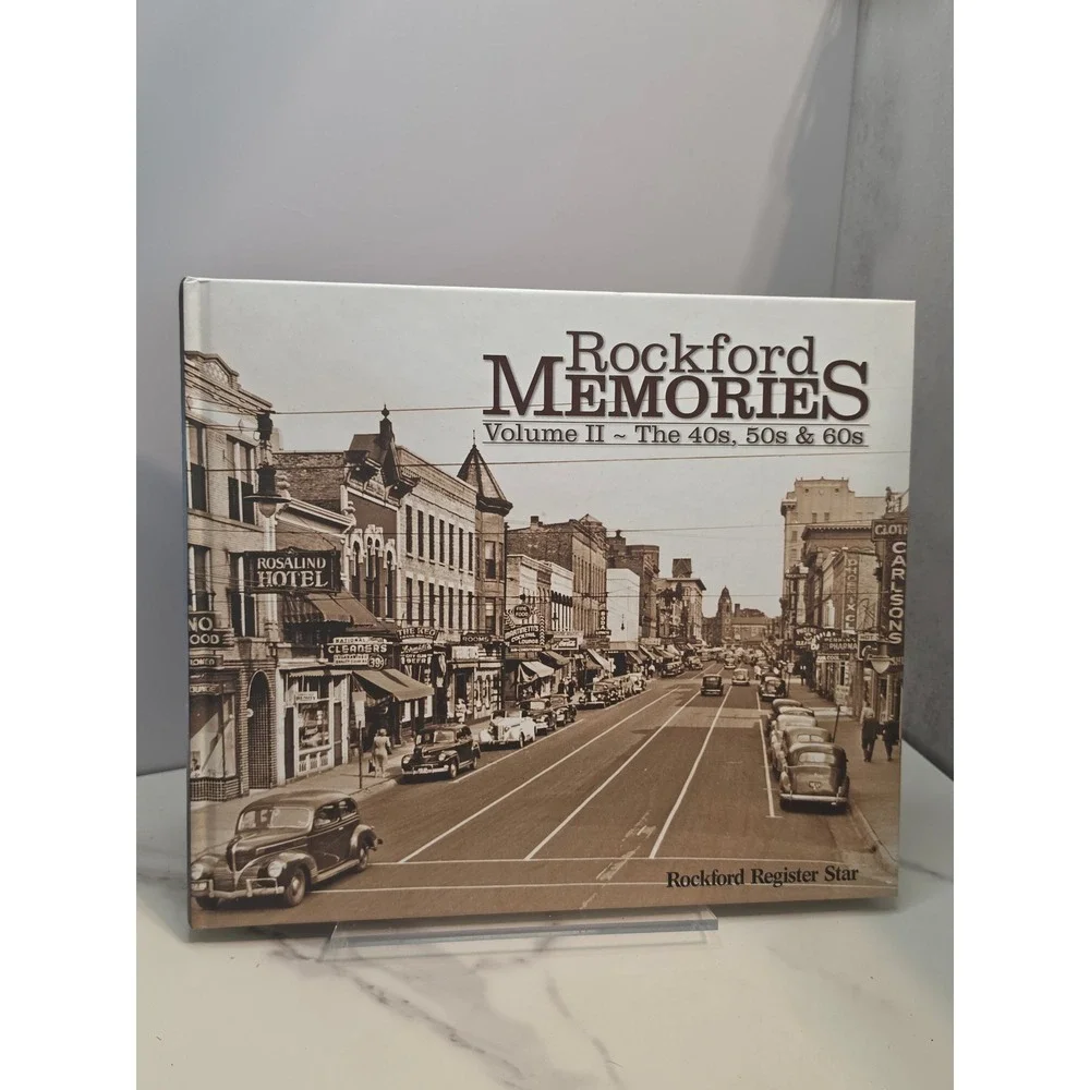 Rockford Memories Volume I & II Hardcover Books Register Star Lot of 2
